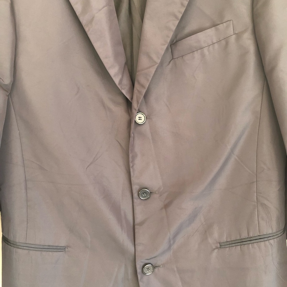 Donna Karan Signature Black Nylon Blazer - Picture 6 of 11